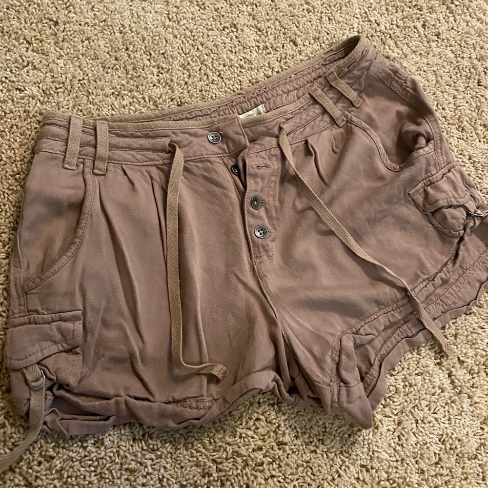 Button fly shorts